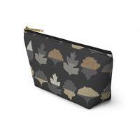 Frond Accessory Pouch w T-bottom in Black